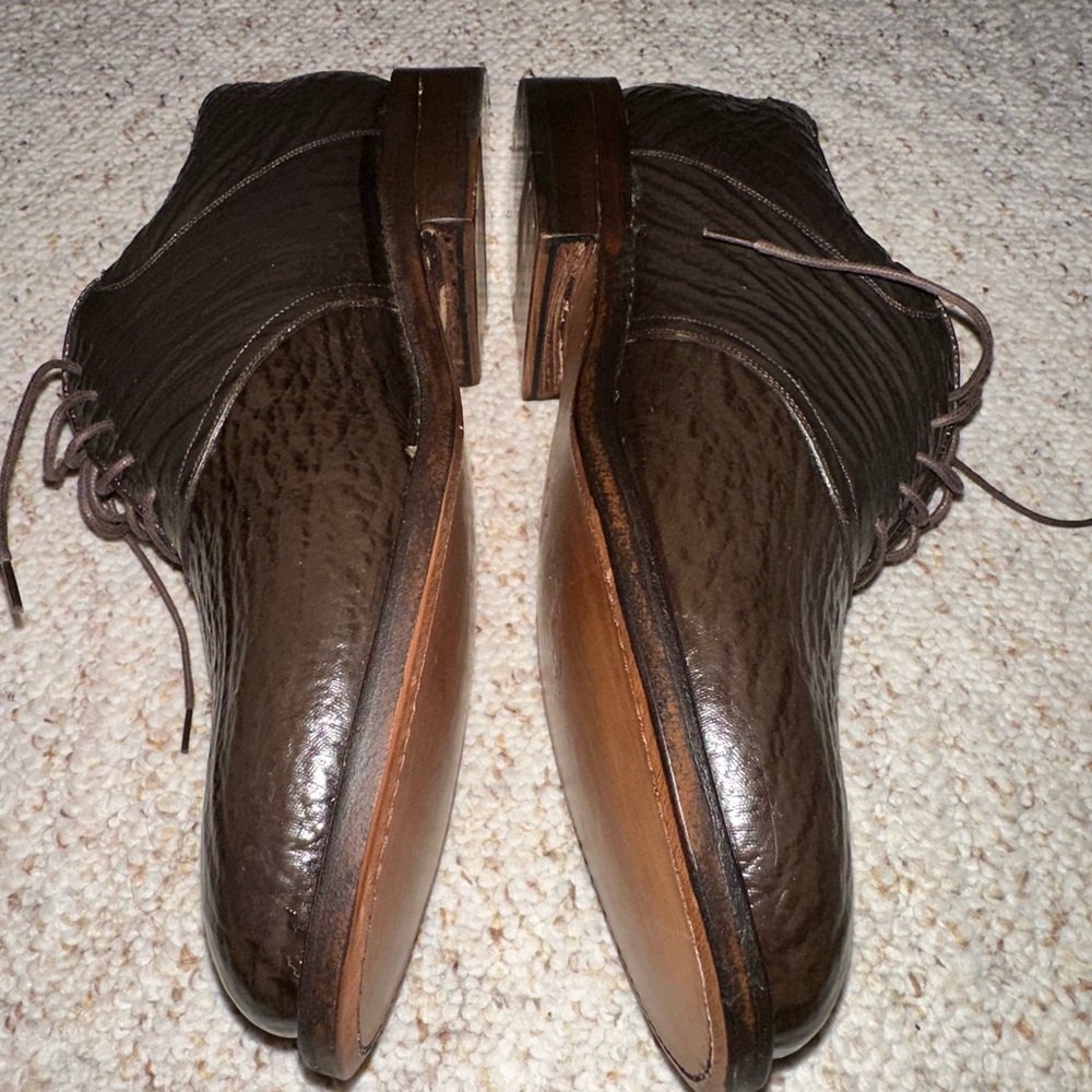 Genuine Exotic Skin Men's Shoes  Size 9 Made In Italy - Picture 2 of 4